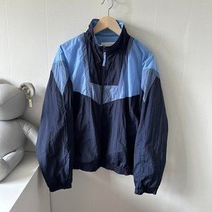 Vintage 90s blue windbreaker jacket